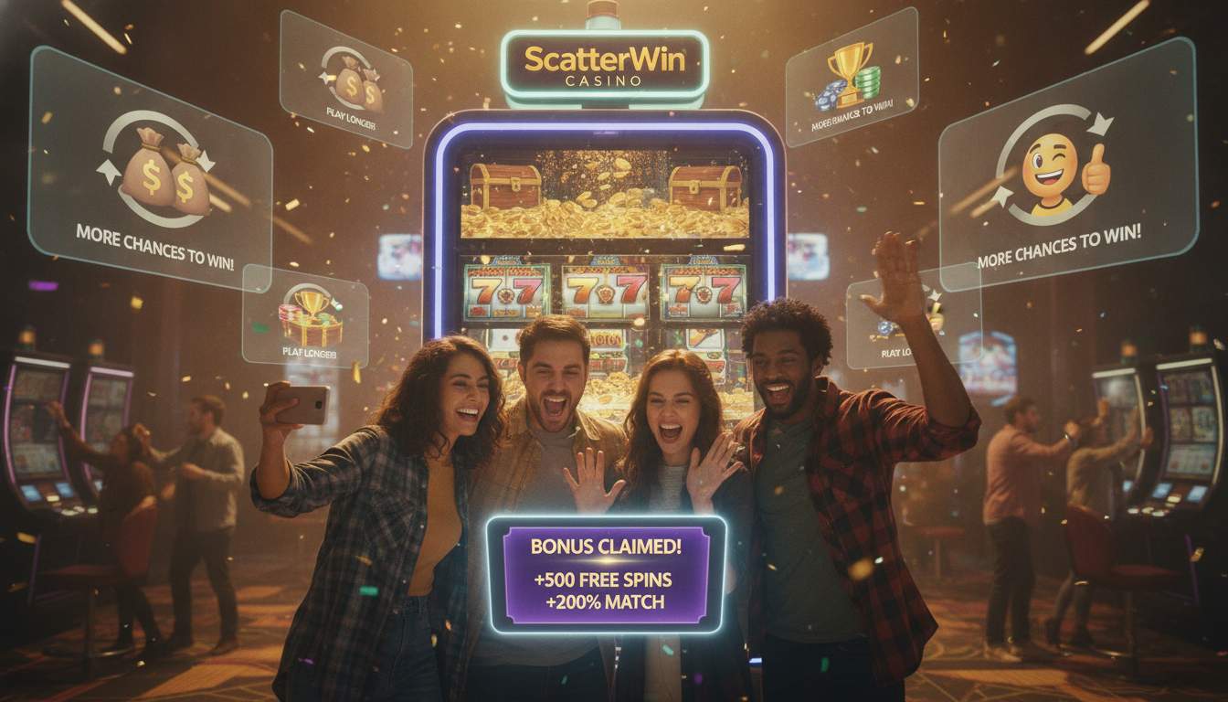 Claiming a bonus at ScatterWin